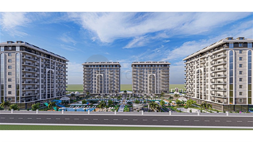 مجمع فاخر بخدمات خمس نجوم - شقق بالتقسيط دون فوائد - في ديمرتاش / الانيا 