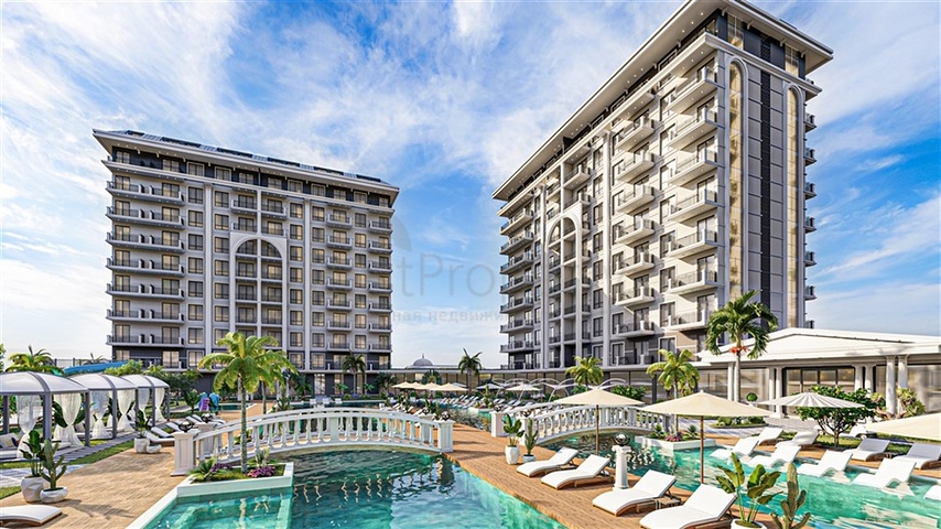 مجمع فاخر بخدمات خمس نجوم - شقق بالتقسيط دون فوائد - في ديمرتاش / الانيا 