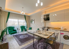 شقة جديدة - غرفة وصالة مفروشة - ضمن مجمع حديث - في ديمرتاش / الانيا 