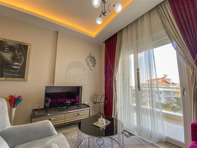 دوبلكس 3 غرف وصالة مفروشة - ضمن مجمع جديد في ديمرتاش / الانيا 