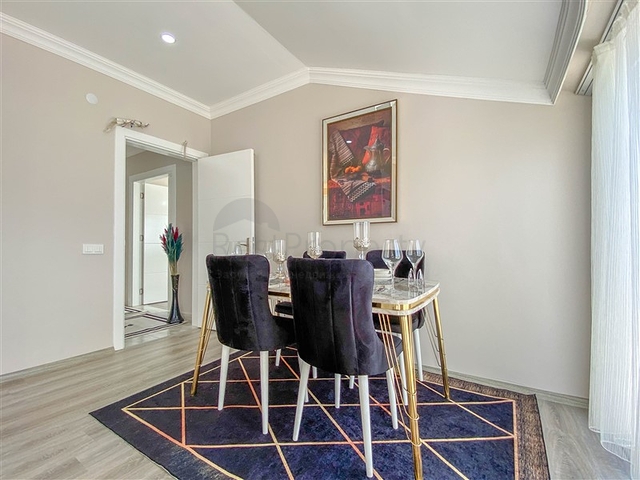 دوبلكس 3 غرف وصالة مفروشة - ضمن مجمع جديد في ديمرتاش / الانيا 