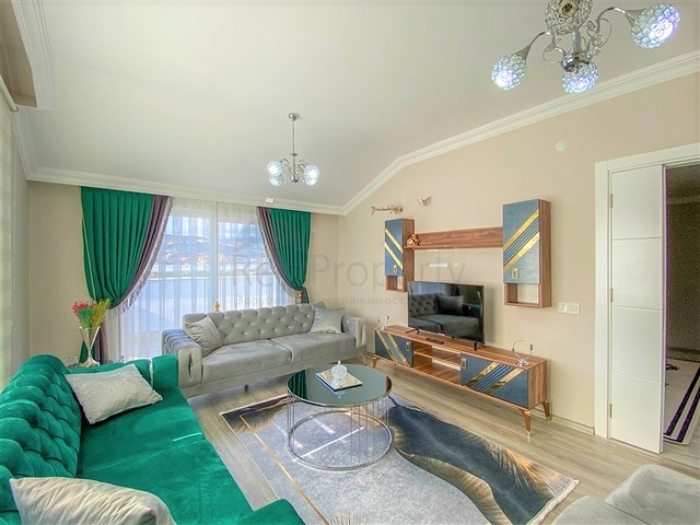 دوبلكس 3 غرف وصالة مفروشة - ضمن مجمع جديد في ديمرتاش / الانيا 