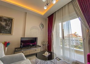 دوبلكس 3 غرف وصالة مفروشة - ضمن مجمع جديد في ديمرتاش / الانيا 