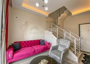 دوبلكس 3 غرف وصالة مفروشة - ضمن مجمع جديد في ديمرتاش / الانيا 