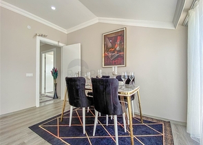 دوبلكس 3 غرف وصالة مفروشة - ضمن مجمع جديد في ديمرتاش / الانيا 