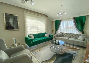 دوبلكس 3 غرف وصالة مفروشة - ضمن مجمع جديد في ديمرتاش / الانيا 