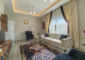 شقة جديدة - تصميم غرفة وصالة مفروشة - في ديمرتاش / الانيا 