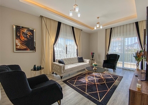 شقة جديدة - تصميم غرفة وصالة مفروشة - في ديمرتاش / الانيا 