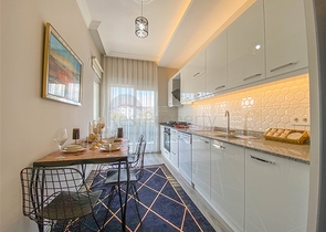 شقة جديدة - تصميم غرفة وصالة مفروشة - في ديمرتاش / الانيا 