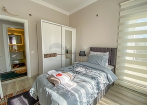 شقة جديدة - تصميم غرفة وصالة مفروشة - في ديمرتاش / الانيا 