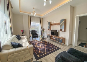 شقة جديدة - تصميم غرفة وصالة مفروشة - في ديمرتاش / الانيا 