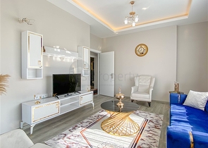 شقة عائلية من تصميم 2 غرفة وصالة مع الاثاث - في ديمرتاش / الانيا 