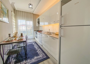 شقة عائلية من تصميم 2 غرفة وصالة مع الاثاث - في ديمرتاش / الانيا 