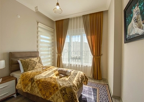 شقة عائلية من تصميم 2 غرفة وصالة مع الاثاث - في ديمرتاش / الانيا 