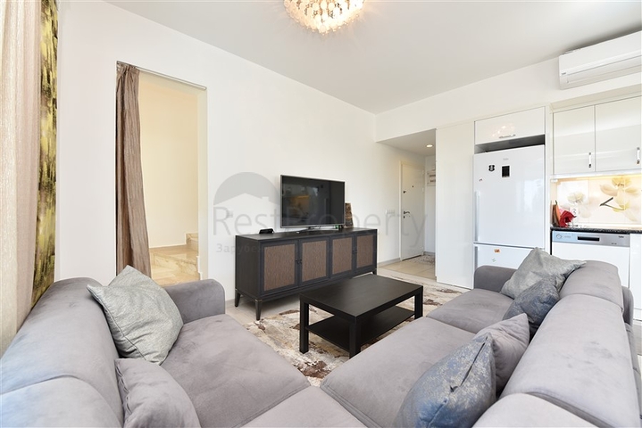 سعر منافس - شقة دوبلكس 3 غرف وصالة مفروشة -ضمن مجمع سكني في كوناكليه / الانيا 