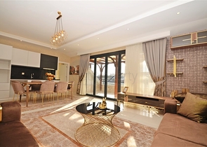 دوبلكس 3 غرف وصالة مفروشة - ضمن مجمع يضم كافة الخدمات في كاستل / الانيا 