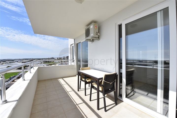 اطلالة بحرية - شقة غرفتين وصالة مفروشة - ضمن مجمع سكني - في الانيا 