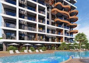 شقق للبيع بالاقساط في الانيا - مجمع فاخر - في افسلار / الانيا 