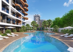 شقق للبيع بالاقساط في الانيا - مجمع فاخر - في افسلار / الانيا 