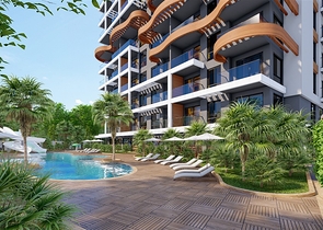 شقق للبيع بالاقساط في الانيا - مجمع فاخر - في افسلار / الانيا 