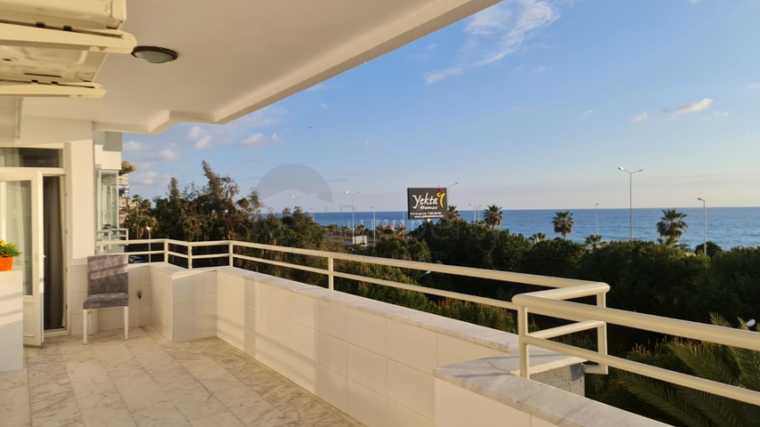 اطلالة بحر مباشرة - شقة غرفتين وصالة مطبخ منفصل - في محمودلار / الانيا 