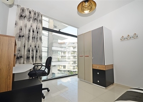 دوبلكس 3 غرف وصالة -مفروشة بأناقة -ضمن مجمع يضم كافة الخدمات - في كاستل / الانيا 