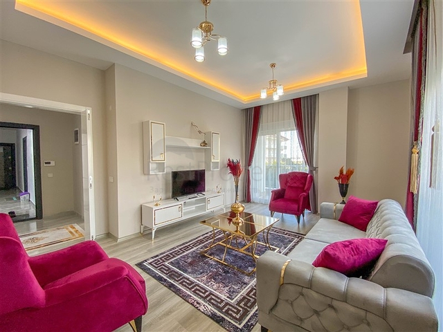 شقة عائلية غرفتين وصالة - مطبخ منفصل - مجمع سكني حديث - في منطقة ديمرتاش / الانيا 