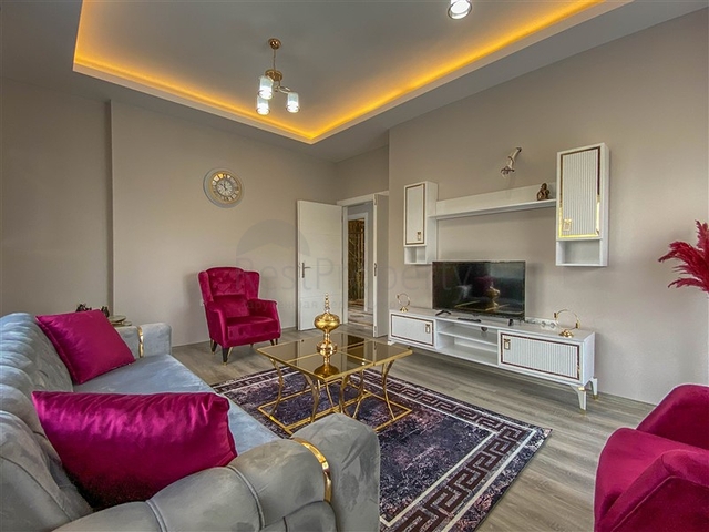 شقة عائلية غرفتين وصالة - مطبخ منفصل - مجمع سكني حديث - في منطقة ديمرتاش / الانيا 