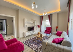 شقة عائلية غرفتين وصالة - مطبخ منفصل - مجمع سكني حديث - في منطقة ديمرتاش / الانيا 