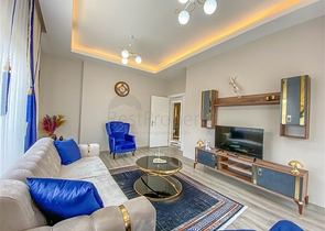 مطبخ منفصل - شقة غرفتين وصالة مفروشة - مجمع جديد - في ديمرتاش / الانيا 