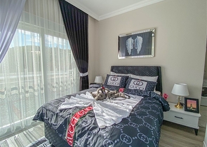 مطبخ منفصل - شقة غرفتين وصالة مفروشة - مجمع جديد - في ديمرتاش / الانيا 