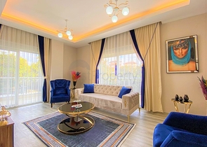 مطبخ منفصل - شقة غرفتين وصالة مفروشة - مجمع جديد - في ديمرتاش / الانيا 