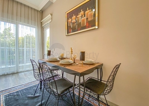 مطبخ منفصل - شقة غرفتين وصالة مفروشة - مجمع جديد - في ديمرتاش / الانيا 