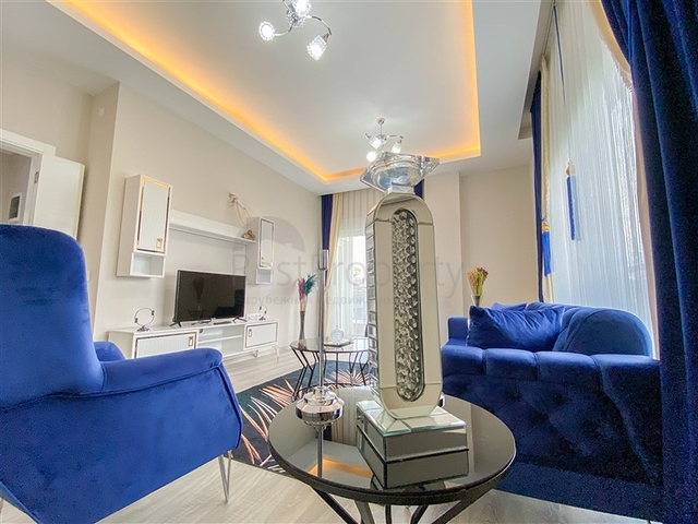 اطلالة على الطبيعة الخضراء - شقة انيقة ضمن مجمع جديد - تصميم غرفتين وصالة مع مطبخ منفصل - في ديمرتاش / الانيا 