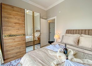 شقة غرفة وصالة مفروشة -ضمن مجمع جديد في ديمرتاش / الانيا 