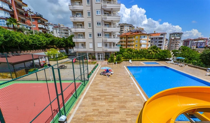 شقة غرفتين وصالة مفروشة -ضمن مجمع سكني في جيكجلي / الانياا