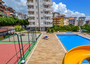 شقة غرفتين وصالة مفروشة -ضمن مجمع سكني في جيكجلي / الانياا