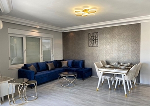 شقة غرفتين وصالة مفروشة -ضمن مجمع سكني في جيكجلي / الانياا