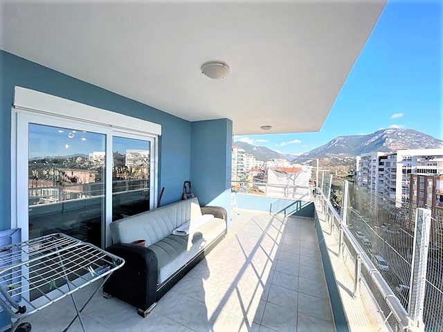 اطلالة بحر - شقة غرفتيين وصالة مفروشة - في توسمور / الانيا 