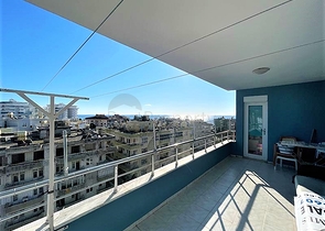 اطلالة بحر - شقة غرفتيين وصالة مفروشة - في توسمور / الانيا 