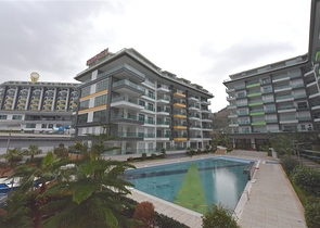 شقة غرفة وصالة مفروشة - ضمن مجمع 5 نجوم في كارجيجاك / الانيا 