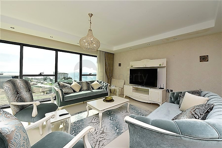 اطلالة بحر - دوبلكس فاخرة 3 غرف وصالة - ضمن مجمع بخدمات 5 نجوم - في كارجيجاك / الانيا 