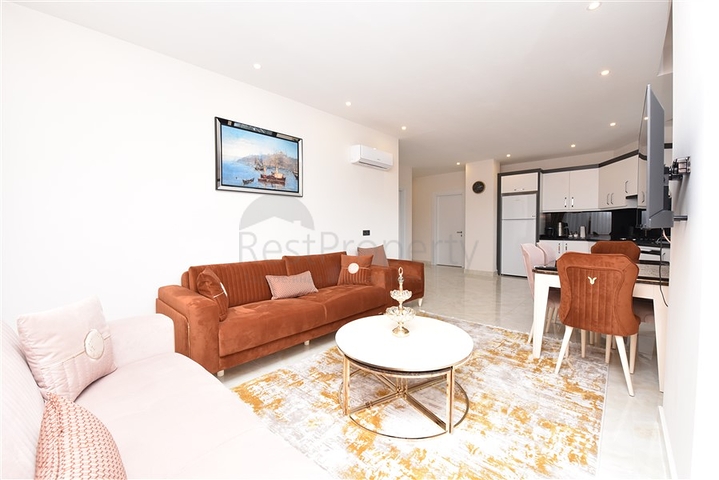 شقة غرفتين وصالة مفروشة -ضمن مجمع سكني حديث -في مركز الانيا 