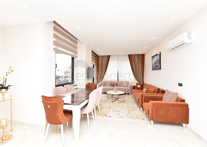 شقة غرفتين وصالة مفروشة -ضمن مجمع سكني حديث -في مركز الانيا 