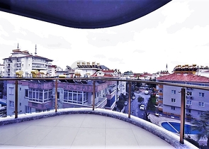 شقة غرفتين وصالة مفروشة -ضمن مجمع سكني حديث -في مركز الانيا 