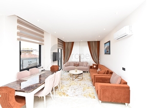 شقة غرفتين وصالة مفروشة -ضمن مجمع سكني حديث -في مركز الانيا 