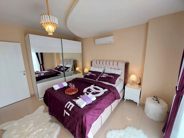 اطلالة بحر -شقة غرفة وصالة مفروشة -في محمودلار/ الانيا 