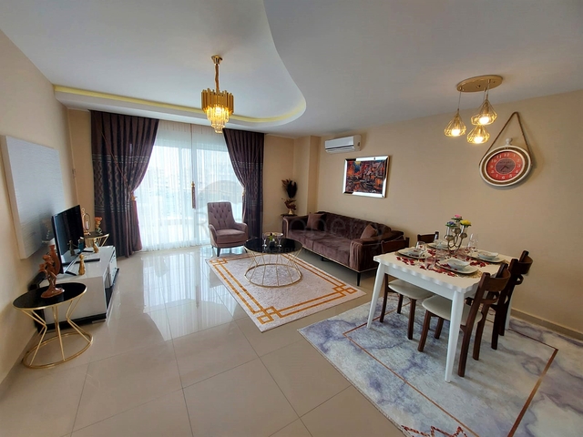 اطلالة بحر -شقة غرفة وصالة مفروشة -في محمودلار/ الانيا 