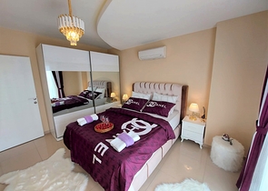 اطلالة بحر -شقة غرفة وصالة مفروشة -في محمودلار/ الانيا 