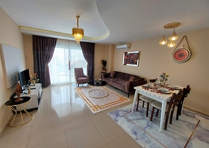 اطلالة بحر -شقة غرفة وصالة مفروشة -في محمودلار/ الانيا 